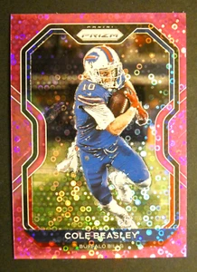 2020 Panini Prizm Pink Disco Disco Prizm Cole Beasley #5 Buffalo Bills 06/15 - Picture 1 of 10