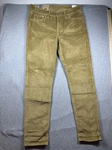 WOMEN'S LEVI'S BOYFRIEND LIGHT BROWN CORDUROY PANTS-MID RISE 29x30 NWT - Picture 1 of 7