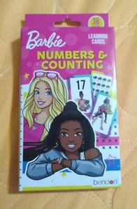 MATTEL Barbie & Friends Numbers & Counting Learning 36 Flash cards 🆕 Free ship! - Picture 1 of 9