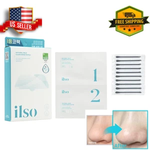 ILSO Natural Mild Clear Nose Patch (Korean) Blackhead Remover for Nose - US - Picture 1 of 11