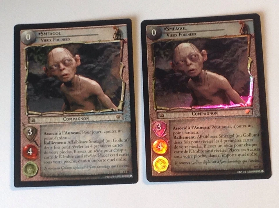 Lotr TCG CCG : Smeagol vieux fouineur Foil & non-foil promo 0P18 - french  - Image 1 of 1