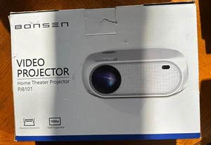 Bonsen Heimkino Video Projektor PJ8101 1080P - Bild 1 von 8