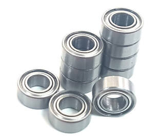 10 x Ball Bearings 7mm x 4mm x 2.5mm 7x4x2.5 7 x 4 x 2.5 Chrome Steel Shield