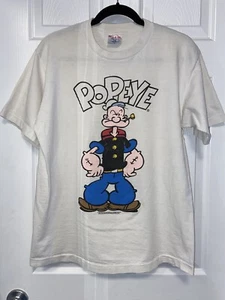 Softee Teejays Popeye 1992 King Features Syndicate T Shirt Made In USA Size: L - Picture 1 of 18