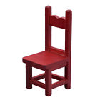 1/12 Scale Dollhouse Miniature Retro Chairs Wooden Furniture Accessories White