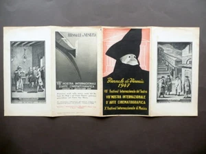 Biennale di Venezia 1947 Programma Festival Teatro Musica Mostra Cinema Arte - Foto 1 di 2