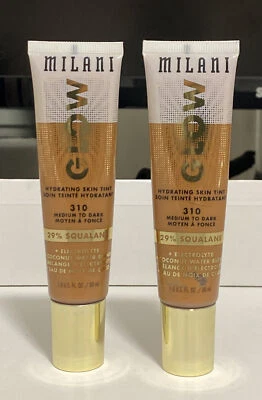 Milani Glow Hydrating Skin Tint 1.0fl Oz color 310 medium to dark set of 2 - Image 1 of 4