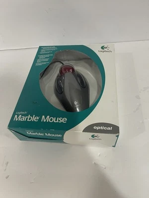 Logitech T-BC21 USB Optical Trackman Marble Mouse Trackball New - Image 1 of 3