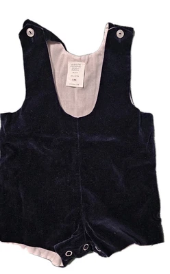 Baby Boden Velvet Romper with Snap Closure Vintage Size 9 months - Image 1 of 3