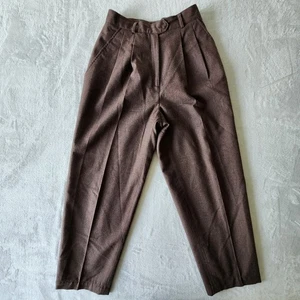 Principles Wool Pants Womens 8 26W 25.5L Pleated Office Work Preppy Winter Lined - Picture 1 of 14