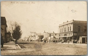 SIOUX FALLS SD STREET VIEW ANTIKE ECHTFOTO POSTKARTE RPPC - Bild 1 von 2