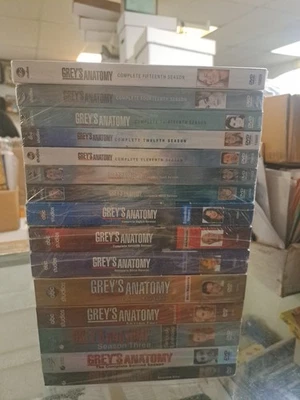 Grey’s Anatomy: Complete Seasons 1-15 TV Series (DVD Set) Sealed  NEW - Image 1 of 4