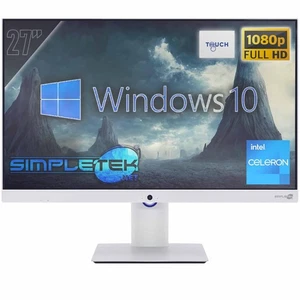 All in One 27" Touch G460 RAM 8 SSD 120GB Windows 10 Pro Touchscreen AIO Compute - Picture 1 of 9
