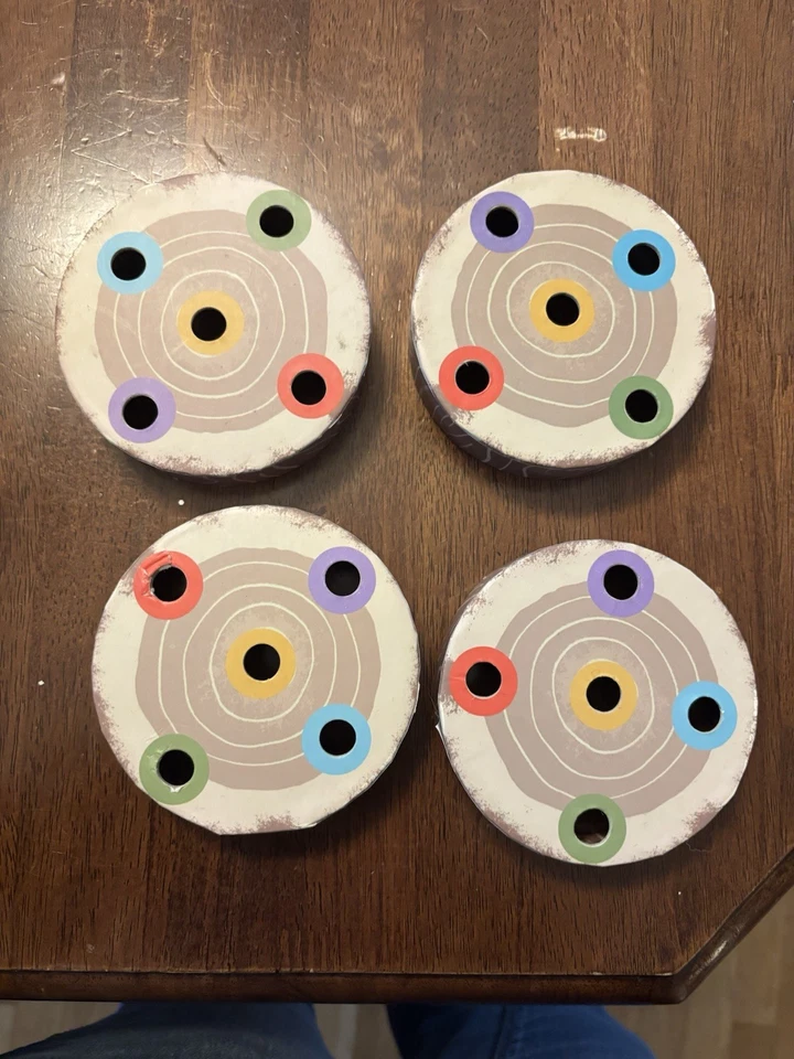 Sneaky Snacky Squirrel Game Replacement Pieces Parts 4 Cardboard Stumps - Image 1 of 1