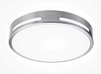 Flexinstall LED 10 pulgadas Luz empotrada montaje empotrada detalle recortado níquel cepillado Foto 1 de 3