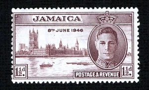 Stamp Jamaica, Scott # 136a Mint VLH, perf 13 ½ x 14 (A) - Picture 1 of 2