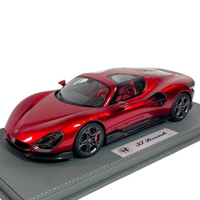 Modellino Auto BBR Models 1/18 Alfa Romeo 33 Stradale Rosso Villa D'Este - Immagine 1 di 4
