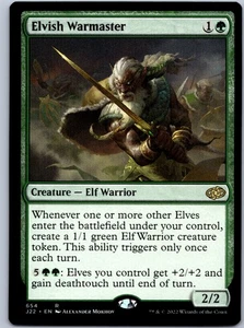Elvish Warmaster R Jumpstart 2022 654 NM - Picture 1 of 2