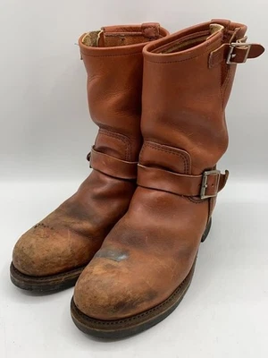 RedWing Boots 8271 Leather Brown Engineer Boots Size 8.5D - Image 1 of 4