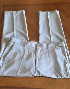 PGA Tour Golf Pants Mens Size 36x30 Black Pleated Pants - Picture 1 of 5