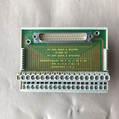 WIELAND 87.200.2208.3 D-SUB TO SCREW TERMINAL MODULE - Image 1 of 4