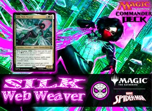 Silk, Web Weaver MTG EDH ¡Mazo Comandante Personalizado, Arañas Selesnya! - Imagen 1 de 7