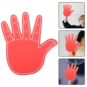 Rote Schaumstoff Hand Cheerleader Handschuhe für Sportveranstaltungen Fünf Finger Requisite - Bild 1 von 12
