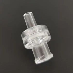 Female Luer Lock Check Valve Clear PC One Way Medical Valve × 100 High Pressure - Picture 1 of 8