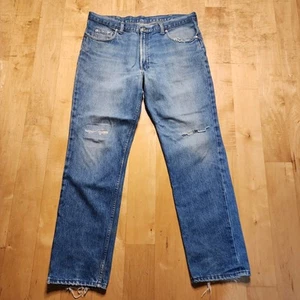 Polo Ralph Lauren Jeans Mens 36x31 Authentic Dungaree Relaxed Straight Fades - Picture 1 of 18