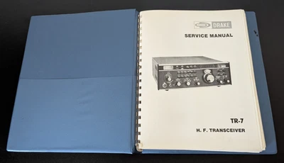 Drake TR-7 HF Transceiver Service Manual ORIGINAL in Binder - GREAT CONDITION - Image 1 of 4