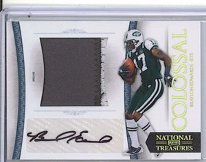 Braylon Edwards 10 National Treasures Autograph Patch/5 - Picture 1 of 1