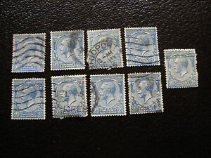 UK - Stamp yt N° 143 Ou 163 x9 Obl (A9) Stamp United Kingdom