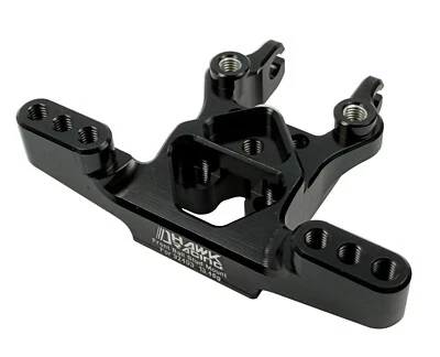 RC10B7 Dhawk Aluminum Front Ball Stud Mount Black For Team associated B7 B7D - Image 1 of 4