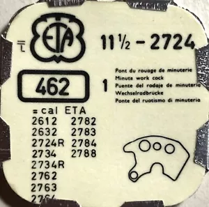 ETA Cal. 2724 - 462 For 2612 2632 2734 2762 2763 2764 2782 2783 2784 2788 - Picture 1 of 1