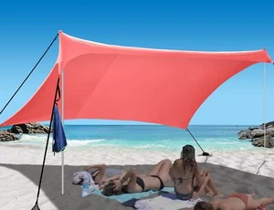 easierhike Beach Shade Windproof Design,Sun Shelter UPF50+ Portable Family Te... - Picture 1 of 6
