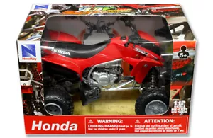 NEW RAY 57093 A 2009 HONDA TRX 450R TRX450R ATV MOTORCYCLE 1/12 RED - Picture 1 of 1