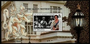 Santa Elena 1999 - Mi-Nr. Bloque 24 ** - MNH - 99 Cumpleaños Reina Mamá - Imagen 1 de 1