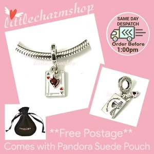 NEW Genuine PANDORA Disney Villains Queen of Hearts Dangle Charm - 793420C01 - Picture 1 of 9