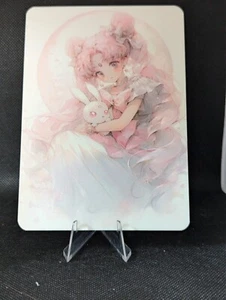 Chibi Sailor Moon Piece Sweet Words Goddess Story Waifu A6 Card Anime - Picture 1 of 1