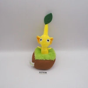 Pikmin Withdrawal D2703B Yellow Hikkonuki Taito Dig Plush 6" Mascot Toy Doll - Picture 1 of 10