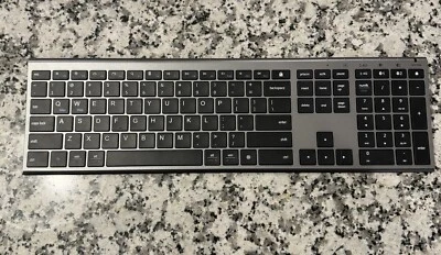 iClever IC-BK10 Silver Multi Device Ultra Slim Rechargeable Wireless Keyboard - Image 1 of 4
