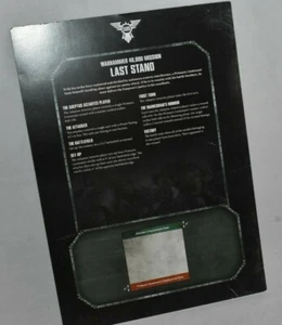 Warhammer 40k 500th Store limited 2 sided Battleplan LAST STAND & BLADES 40K AOS - Bild 1 von 4