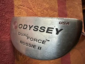 Odyssey Dual Force Rossie II 2 Silver Mallet Putter RH 35.5” Ping Grip - Picture 1 of 3