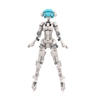 ZITIANYOUBUILD Female Robot Mobile Mech Suit Model 229 Building Toys Set - Image 1 of 4