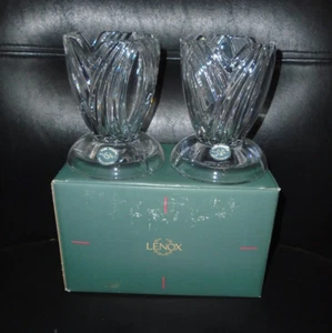 Nuovo con scatola coppia portacandele multiluce lenox kelly 6" #a-010-6991-a - Foto 1 di 2