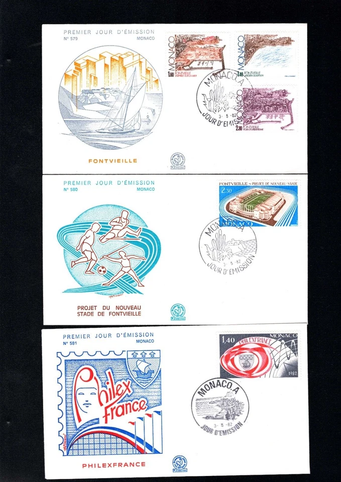 Monaco FDC Nr. 1528 - 1532   (MO) - Bild 1 von 1