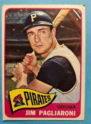 1965 Topps Pittsburgh Pirates Baseball Card #265 Jim Pagliaroni - Image 1 of 2