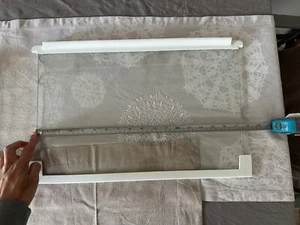 Zanussi ZBB8294 Fridge Middle Shelf Assembly 477x305mm USED GLASS REPLACE AEG - Picture 1 of 4