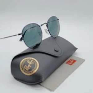 RayBan Used Ladies / Gents Round Black Lens & Frame Sunglasses RB3447 - Picture 1 of 19