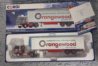 Corgi - Volvo F89 Frdge Trailer - Grangewood Transport LTD 1:50 - CC15602 - BNIB - Image 1 of 4